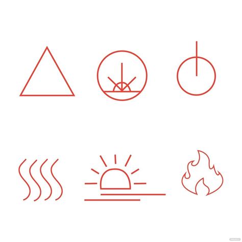 Basic Alchemy Symbols Vector in Illustrator, SVG, JPG, EPS, PNG ...