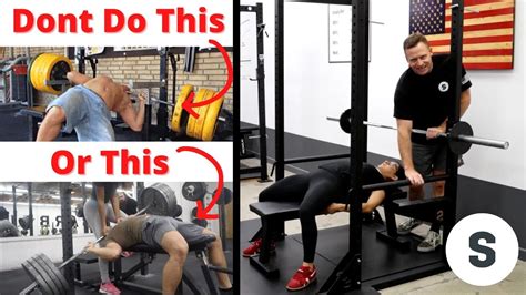 Bench Press Safety How To Set Up Your Power Rack For The Bench Press