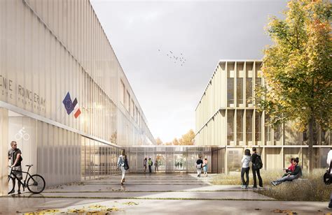 Lyc E Eug Ne Ronceray Et Internat Chartierdalix Architecture Paysage