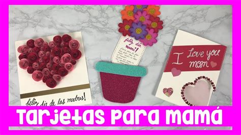 Tarjetas Para MamÁ FÁciles De Hacer Día De Las Madres Creativa