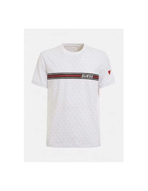 Camiseta Guess Hombre Blanca ECOOL