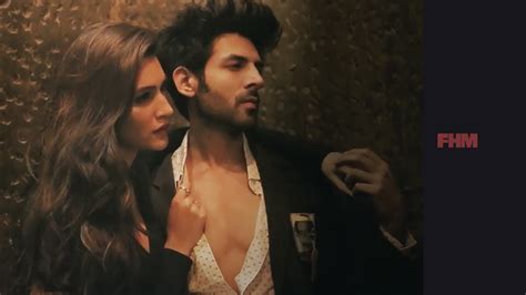 Kriti Sanon And Kartik Aaryan Behind The Scenes Couple Photoshoot Intimacy Special Fhm