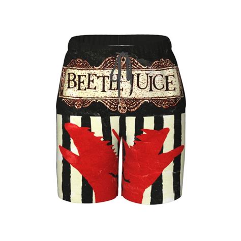 Boys Beetlejuice Swim Trunks Mesh Liner Swim Shorts Quick Dry Bathing Suit with Boxer Brief ...