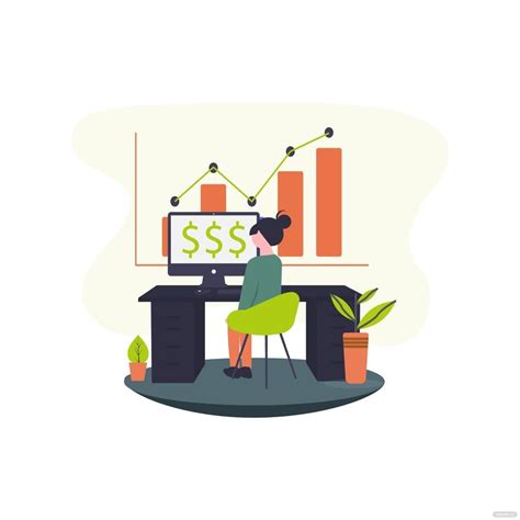 Accountant Office Vector In Illustrator Svg  Eps Png Download