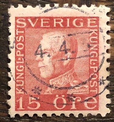 Sweden S King Gustaf V Ore X Ore Good Used P