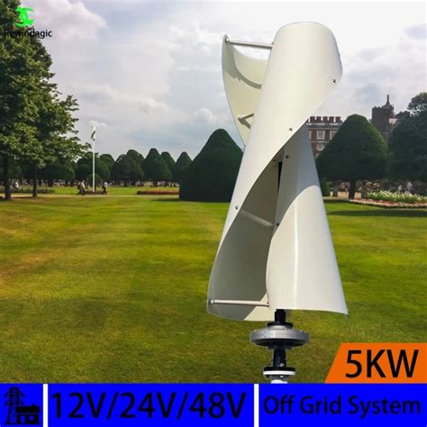 Jual A 3 Phase 5000w Free Energy Windmill Vertical Axis Wind Turbine