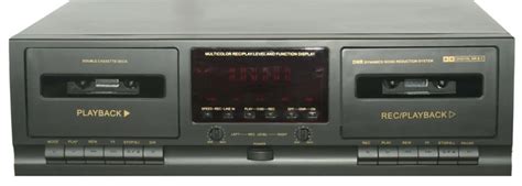 Dual Cassette Deck Player And Recorder Rack Mountable With Included ...