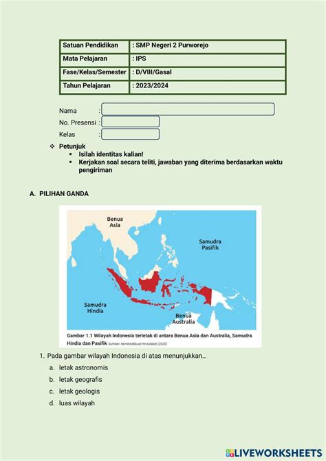 7240129 Lkpdviiikondisi Geografis Dan Pelestarian