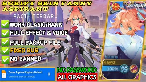 New Script Skin Fanny Aspirant No Password Patch Terbaru Full