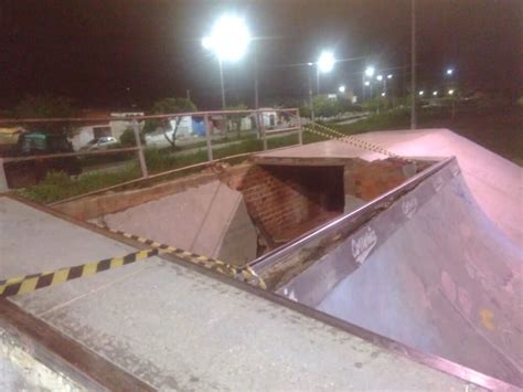 Pista De Rampa De Skate Desaba E Deixa Um Ferido Em Caucaia