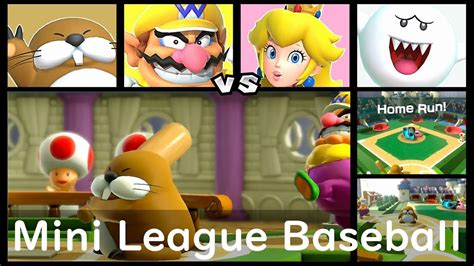 Super Mario Party Mini League Baseball 8 Youtube