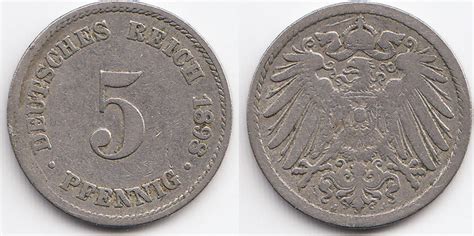 Kaiserreich Pfennig J Gro Er Adler Kupfer Nickel Fast Sehr