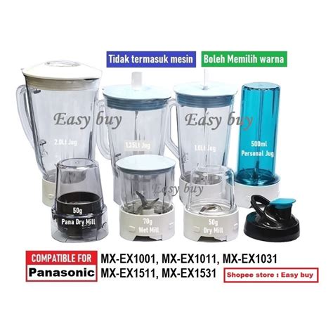 WET MILL DRY MILL BLENDER JUG Compatible For Panasonic Model MX EX1001