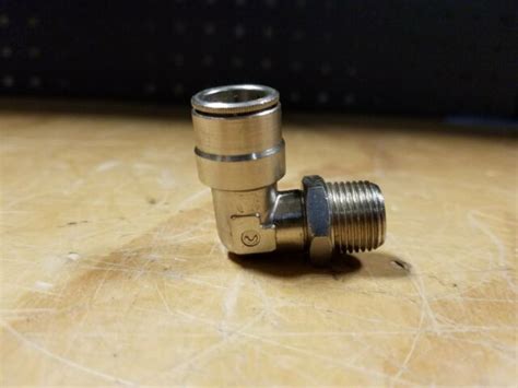 90 Degree Male Swivel Push Lock Fitting 1 2 Tube Od X 3 8 Mnpt New Ebay