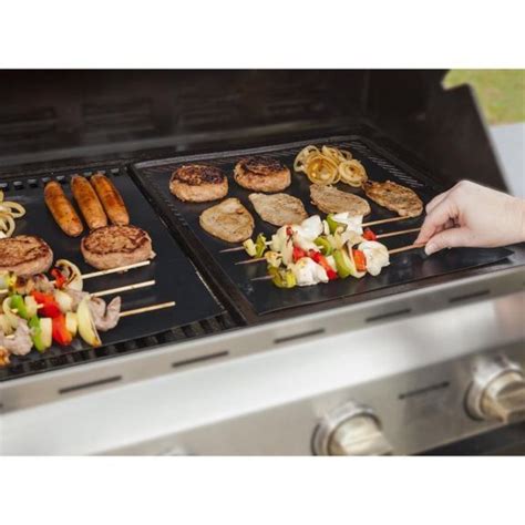 2 Pack BBQ Grill Mat Reusable Nonstick Barbecue Grilling Mat | Bbq ...