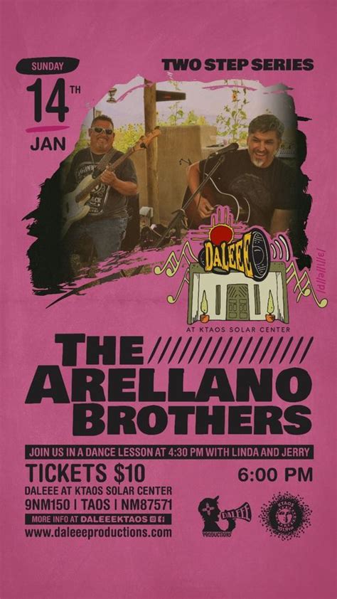 The Arellano Brothers @ DALEEE KTAOS, Daleee Ktaos, El Prado, 14 January 2024 | AllEvents