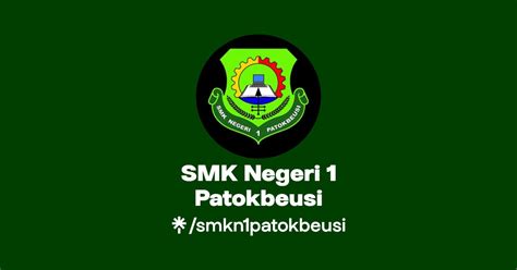 Smk Negeri 1 Patokbeusi Twitter Instagram Facebook Linktree