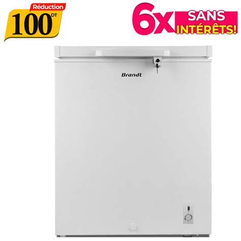 Congélateur Coffre BRANDT BFK615MSW 120L Blanc