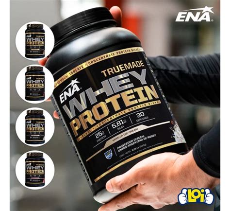 Suplemento Ena Whey Protein True Made Presentaci N De G Vainilla