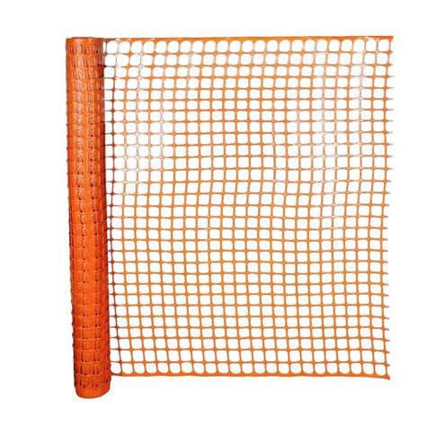 Hdx 4 Ft X 50 Ft Safety Edge Fence In Orange 14900 45 48 The Home Depot