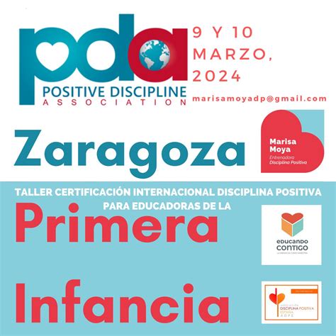 ZARAGOZA TALLER CERTIFICACIÓN INTERNACIONAL DISCIPLINA POSITIVA PARA