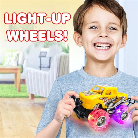 Buy Light Up Monster Truck Set For Boys And Girls By Artcreativity