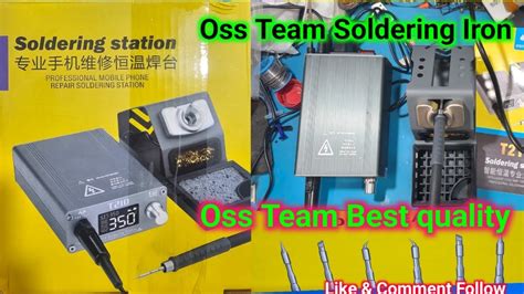 Best Quality New Soldering Iron Station T Oss Team Brand T