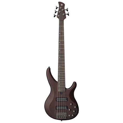 Yamaha TRBX505 TBN 5 String Electric Bass Guitar Translucent Brown