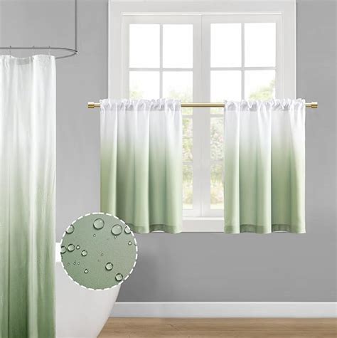 Amazon Xtmyi Sage Green Bathroom Curtains For Window Spring Boho