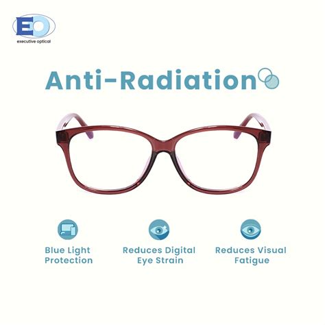 Eo Viseo Vs Non Graded Anti Radiation Eyeglasses For Men And