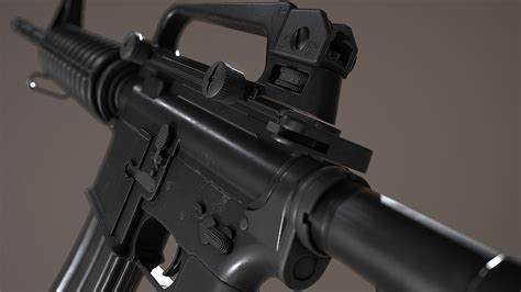 Animated Fps M4a1 Assault Rifle Pack In Weapons Ue Marketplace