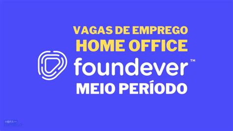 A Foundever Abre Vagas Home Office Meio Per Odo Sal Rio De R