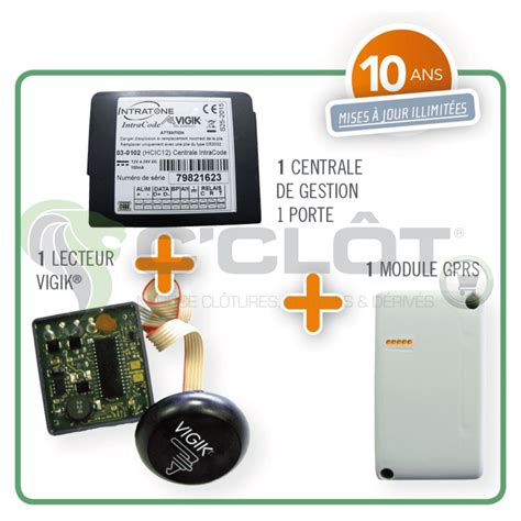 Kit Lecteur De Badge Vigik Centrale De Gestion Intratone Connect C