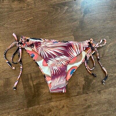 NWT Maaji Swim Reversable Tie Sides Bikini Bottom Large EBay