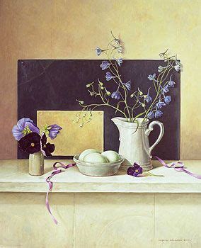 Ingrid Smuling Ridderspoor En Viooltjes Still Life Painting Still