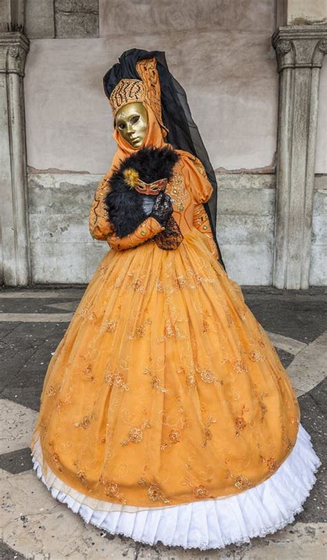 Venetian Yellow Costume Editorial Photography Image Of Masquerade