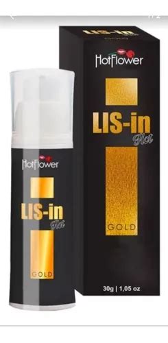 Lis In Gold Gel Facilitador Deslizante G Hot Flowers Parcelamento Sem Juros