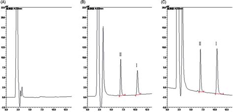 Representative Chromatograms Of Blank Plasma A Plasma Sample Spiked