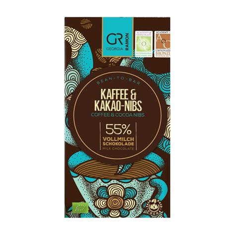 Georgia Ramon Kaffee Kakao Nibs Milchschokolade 55 SixSinne