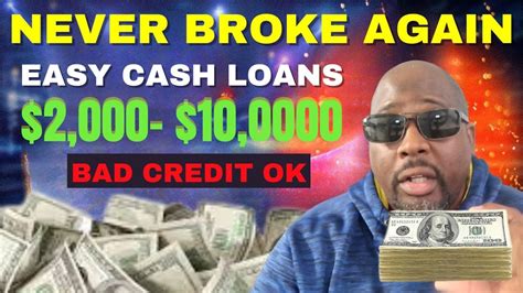 Best 10 Easy 2000 To 10000 Guaranteed Approval Cash Loans For Bad