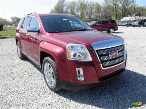 2012 Merlot Jewel Metallic Gmc Terrain Slt Awd 63200720 Photo 2 Car Color