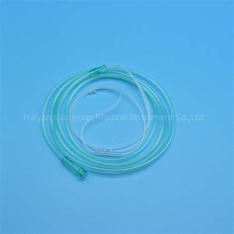 Disposable Oxygen Nasal Cannula PVC Transparent Tube Medical Material