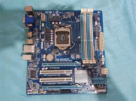 Gigabyte GA B75M D3H Rev 1 1 Socket 1155