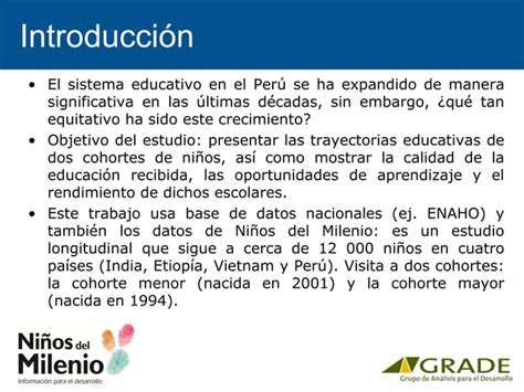 Equidad En Educacion Santiago Cueto Ppt