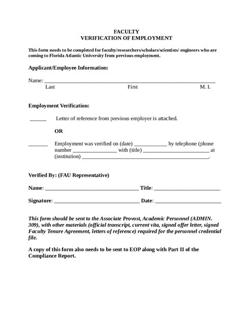 Employment Verification Letter Edit Fill Sign Online Handypdf