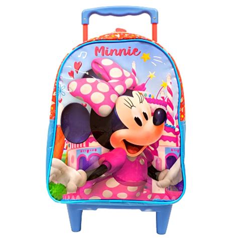 Mochila De Rodinha Infantil Minnie Mouse Disney Xeryus Shopee Brasil