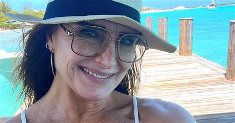 For Her Th Birthday Brooke Shields Poses In Skimpy Bikini