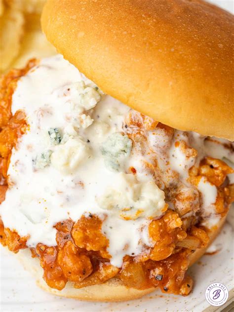 Buffalo Chicken Sloppy Joes Belly Full