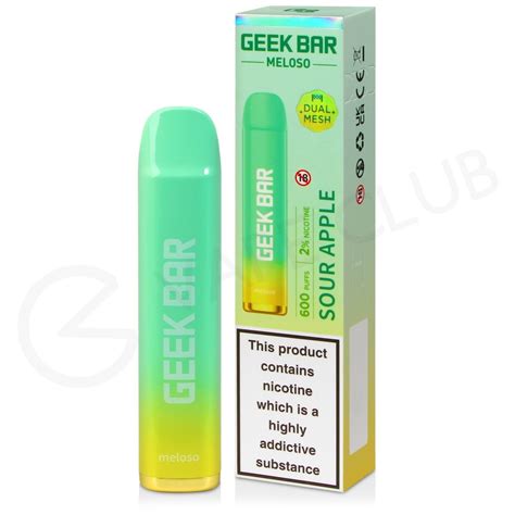 Sour Apple Geek Bar Meloso Disposable Vape For