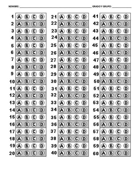 Hoja de evaluación Evaluacion